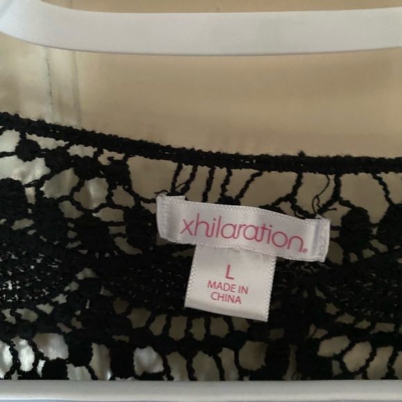 Lace back jersey cardigan - 3/4 sleeves - Picture 3 of 5